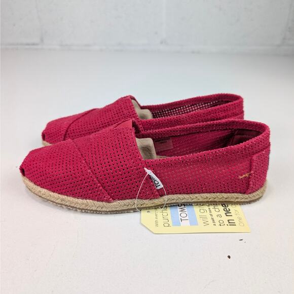 Toms Shoes - Toms Women's 8 Classic Fushia Pink Freetown Shoes